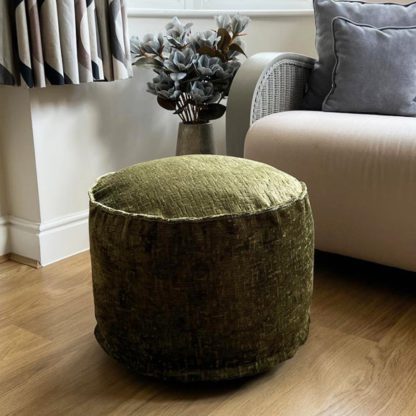 An Image of Daro Alex Round Pouffe