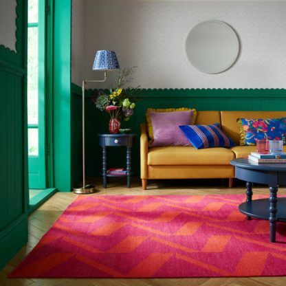 An Image of Sophie Robinson Zig Zag Wool Rug