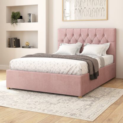 An Image of Olivier Plush Velvet Adjustable Bed