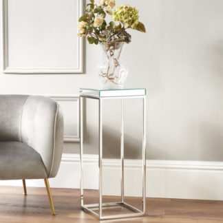 An Image of Elysee Square Side Table, Mirrored Glass