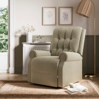 An Image of Catherine Button Back Rise and Recline Chair, Tonal Chenille