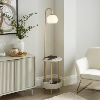 An Image of Georgi Shelved Floor Lamp