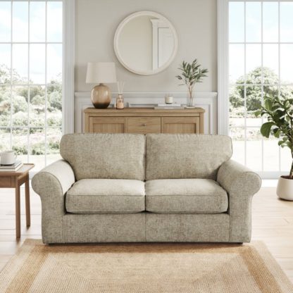 An Image of Flori Chunky Chenille 2 Seater Sofa Bed