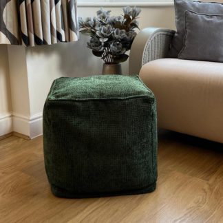 An Image of Daro Waffle Cube Pouffe