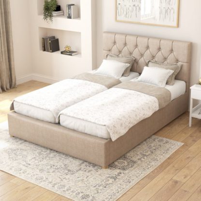 An Image of Olivier Eire Linen Adjustable Bed