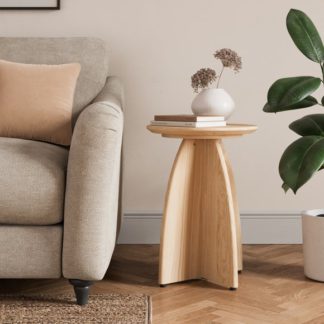 An Image of Effy Side Table, Natural Wood Effect