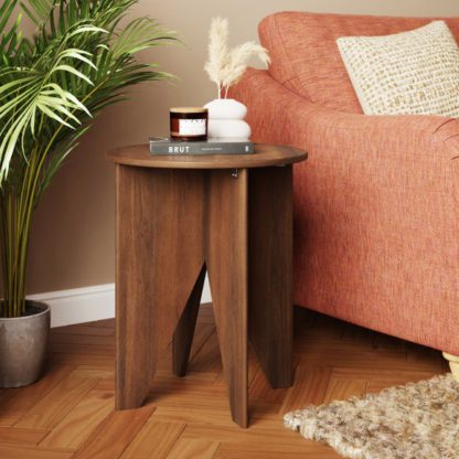 An Image of Kalpen Side Table, Mango Wood