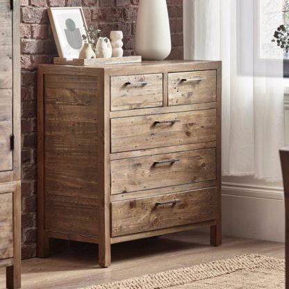 An Image of Homer 5 Drawer Chest, Pine