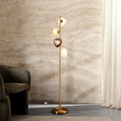 An Image of Pebble 4 Light Floor Lamp