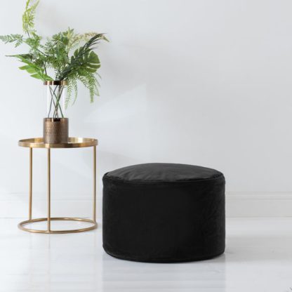 An Image of Eliza Velvet Pouffe