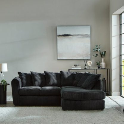 An Image of Blake Jumbo Cord Corner Sofa