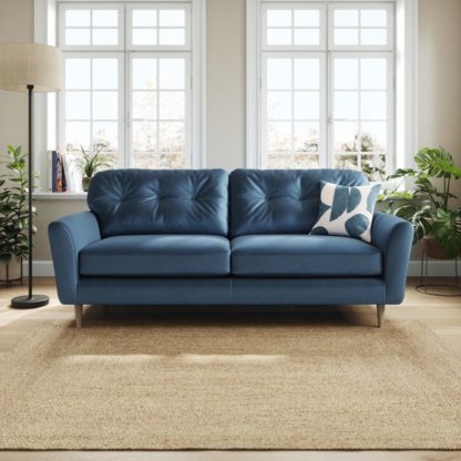 An Image of Sven Opulent Velvet 4 Seater Sofa