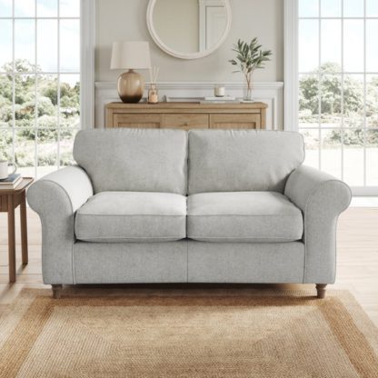 An Image of Flori Soft Chenille 2 Seater Sofa