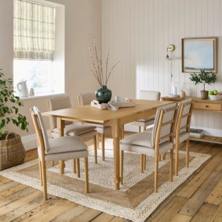 An Image of Churchgate Walcote 4-6 Seater Square Extending Dining Table