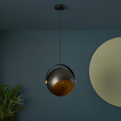 An Image of Olympa Industrial Adjustable Pendant Light