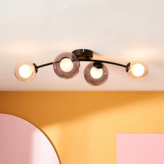 An Image of Eliza 4 Light Semi Flush Ceiling Light