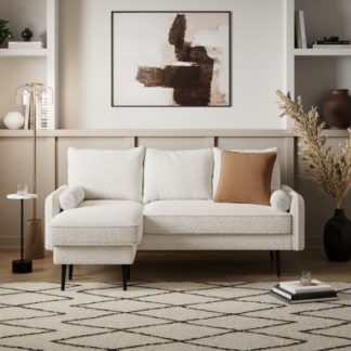 An Image of Cassie Sherpa Reversible Corner Chaise