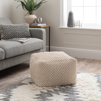 An Image of Jersey Bobble Pouffe