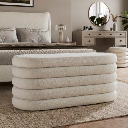 An Image of Murray Storage Ottoman, Sherpa