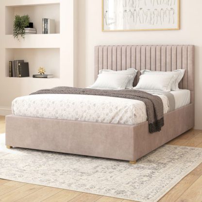 An Image of Grant Plush Velvet Adjustable Bed