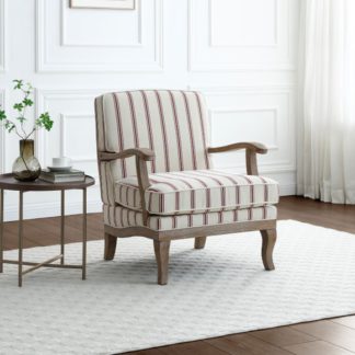 An Image of Esme Woven Folkstone Stripe Occasional Chair