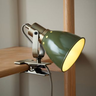 An Image of Miley Industrial Plug In Adjustable Clip On Wall Light