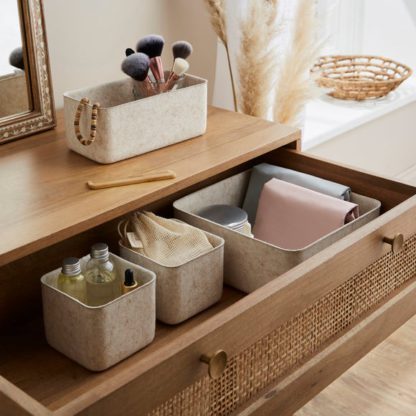 An Image of Natural Felt Drawer Organiser Bundle