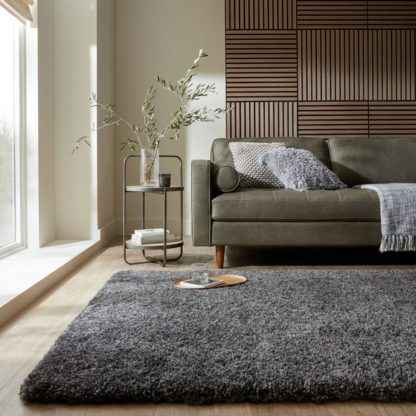 An Image of Slumber Marl Shaggy Rug