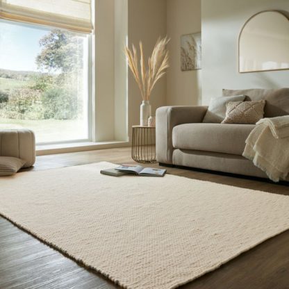 An Image of Chunky Wool Weave Rug