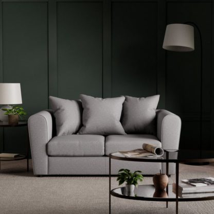 An Image of Blake Soft Texture Fabric 2 Seater Sofa