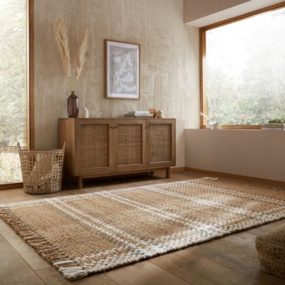 An Image of Jute Basketweave Rug