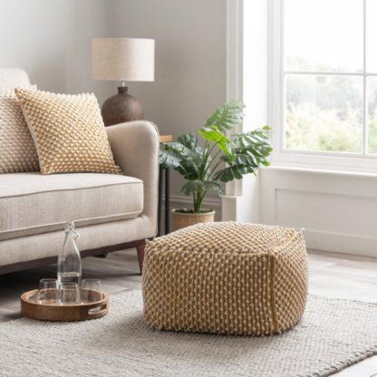 An Image of Jersey Bobble Pouffe