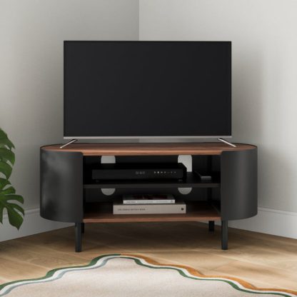 An Image of Elements Griffin Compact Corner TV Unit for TVs up to 42"