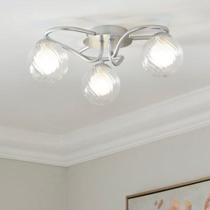 An Image of Selana Semi Flush Ceiling Light