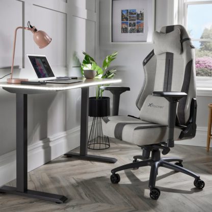 An Image of X Rocker Onyx Office Fabric Gaming Chair