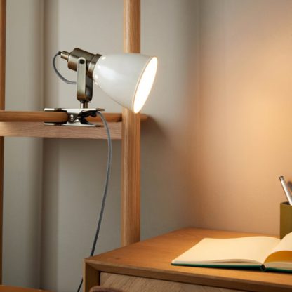 An Image of Miley Industrial Plug In Adjustable Clip On Wall Light