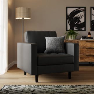 An Image of Zoe Faux Leather Armchair