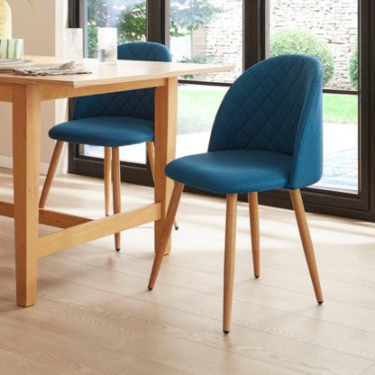 An Image of Astrid Dining Chair, Flatweave Fabric