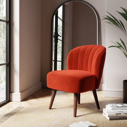 An Image of Colette Velvet Accent Chair