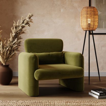 An Image of Maya Velvet Occasional Chair