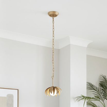 An Image of Alder Art Deco Adjustable Pendant Light