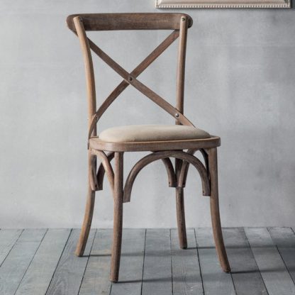 An Image of Return - Carter Set of 2 Dining Chairs, Natural Oak