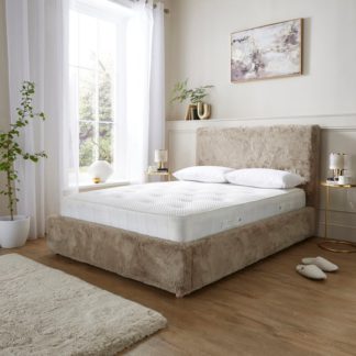 An Image of Elysia Bed, Faux Fur