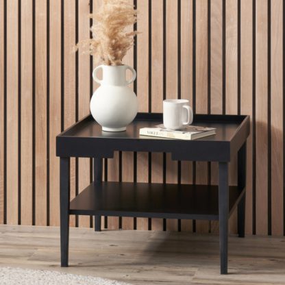 An Image of Marnie Coffee Table, Black Wood