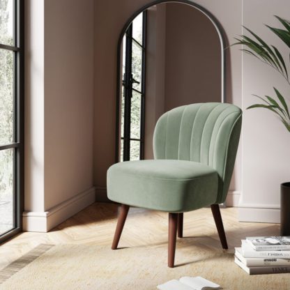 An Image of Colette Velvet Accent Chair