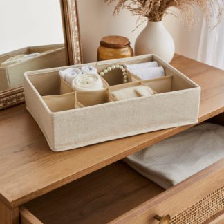 An Image of Linen 8 Section Drawer Organiser