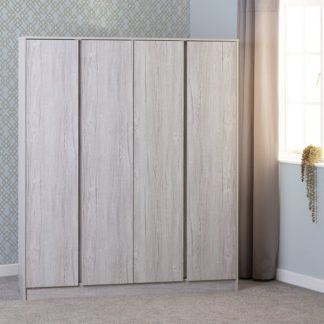 An Image of Walker 4 Door Wardrobe