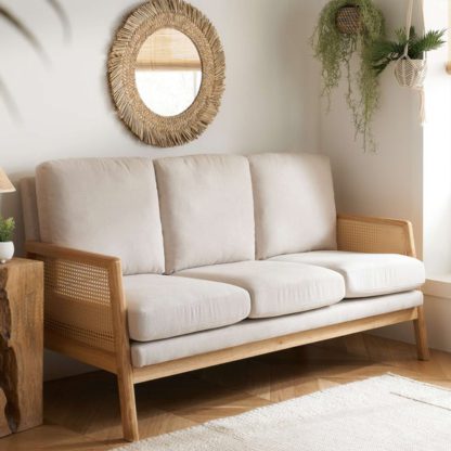 An Image of Ida Rattan 3 Seater Sofa