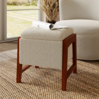 An Image of Annie Boucle Footstool