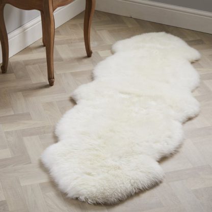 An Image of Double Pelt Sheepskin Rug